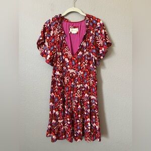 By Anthropologie Robin Tiered Mini Dress